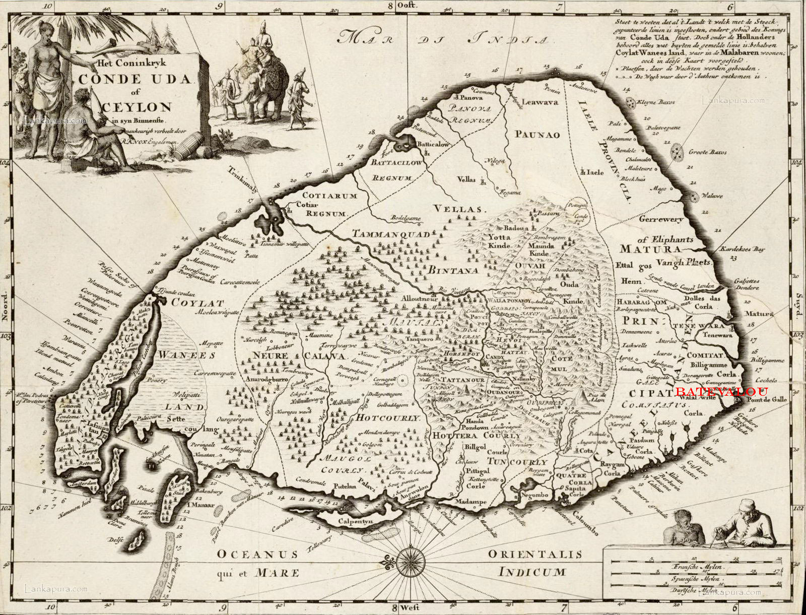 map-of-ceylon-c1692
