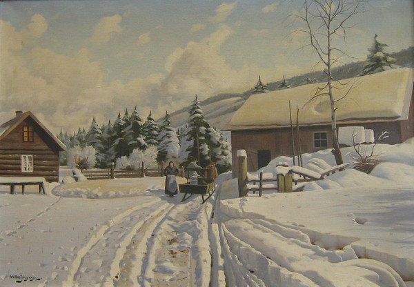 Norge i sne