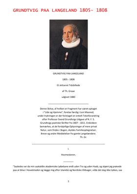 N F S Grundtvig og Langeland