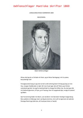 Oehlenschlæger og Langeland